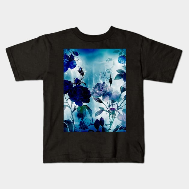 Wonderful flowers Kids T-Shirt by Nicky2342